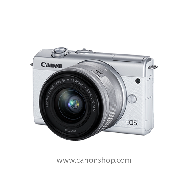 EOS M200 EF-M 15-45mm f/3.5-6.3 IS STM Kit White